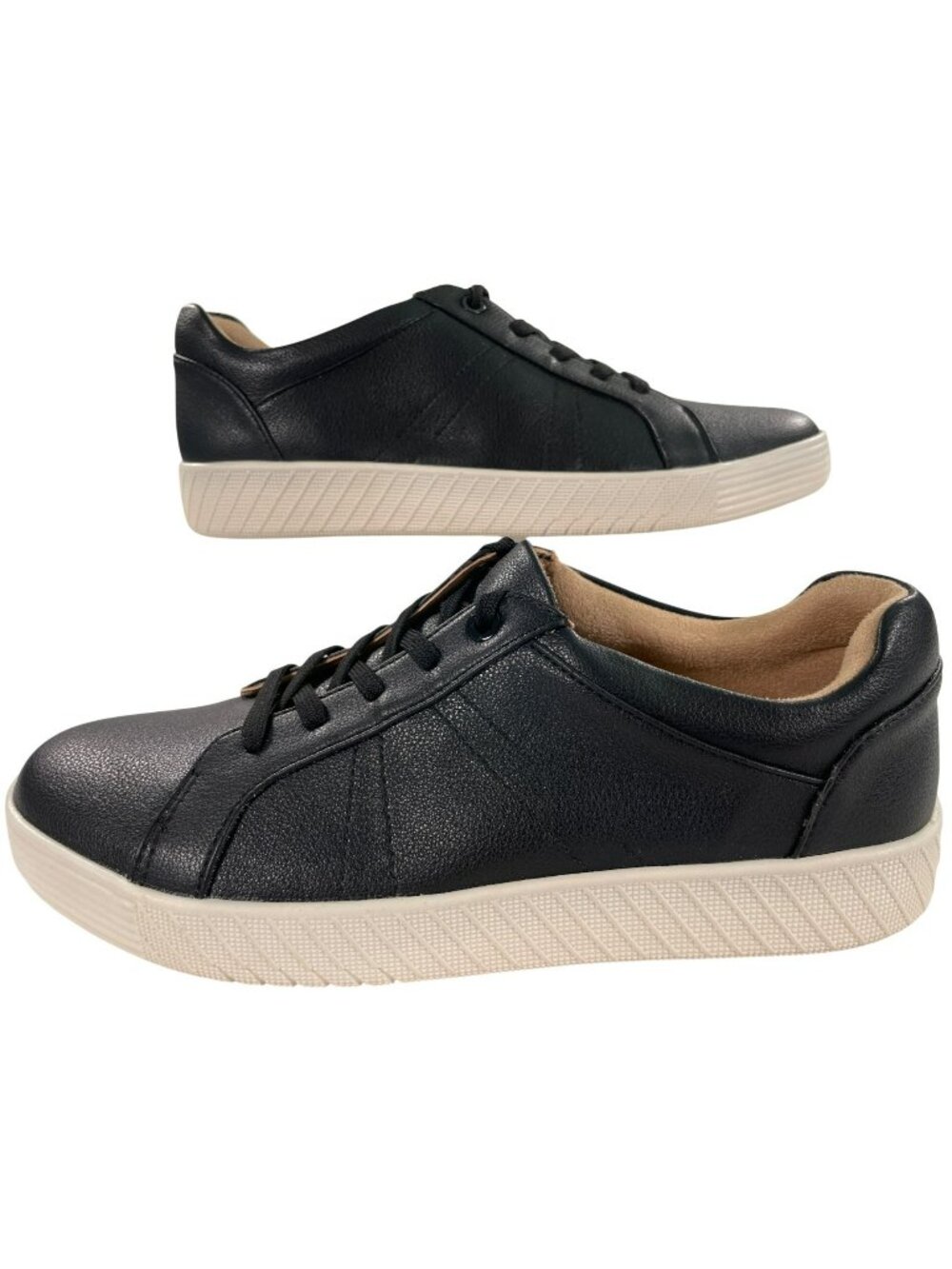 Naturalizer Sport Neela Black/White Sneakers Casual Shoes Women's Size 9W NEW